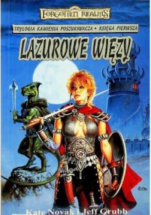 Lazurowe więzy - Kate Novak - książka fantasy wyd. 2002