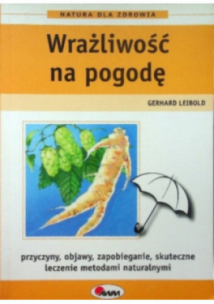 Wrażliwość na pogodę - Gerhard Leibold - książka  wyd. 2006