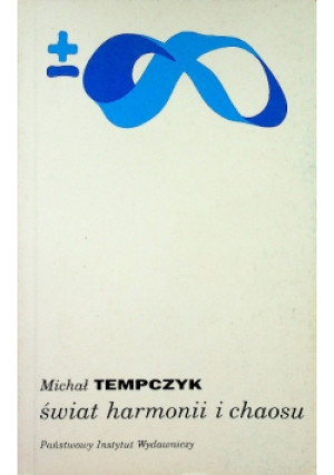 Świat harmonii i chaosu - Michał Tempczyk - książka  wyd. 1995