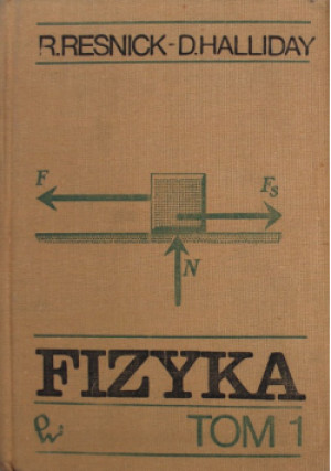 Fizyka Tom I - Robert Resnick - książka  wyd. 1975