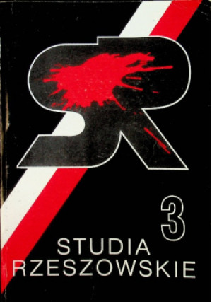 Studia rzeszowskie 3 - Jan Draus - książka historyczna wyd. 1996