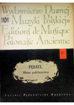 Missa pulcherrima - Pękiel - książka  wyd. 1966