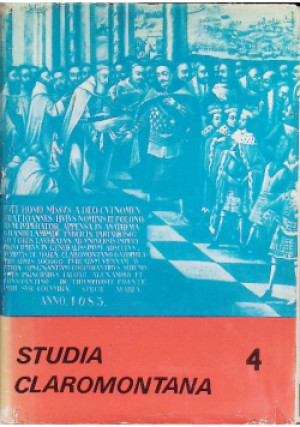 Studia Claromontana 4 - książka  wyd. 1983