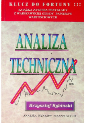 Analiza techniczna - Krzysztof Rybiński - książka  wyd. 1995
