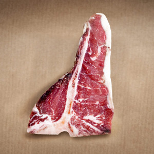 Stek T-Bone Standard sezonowany 400 g – Rostbef i Polędwica z Kością