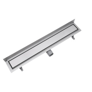 Odpływ liniowy przyścienny Vogi ruszt Duo pod płytkę 90 cm
