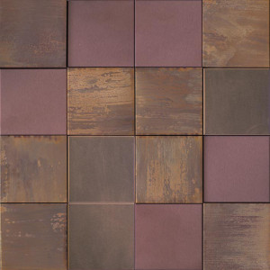 L'Antic Colonial Metal Bronze 3d Cubes 30x30 - Mozaika