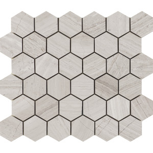 L'Antic Colonial Essential Hexagon Silver Wood 25,8x29,8 - Mozaika