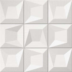 L'Antic Colonial Cosmos S4 Deco White 16x16