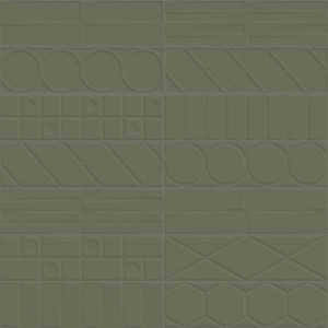 L'Antic Colonial Geo Deco Green 12,35x44,3
