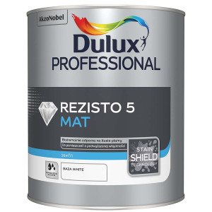 Dulux Professional Rezisto 5 Mat Baza White 0,9l