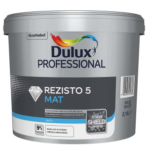 Dulux Professional Rezisto 5 Mat Baza White 2,18l