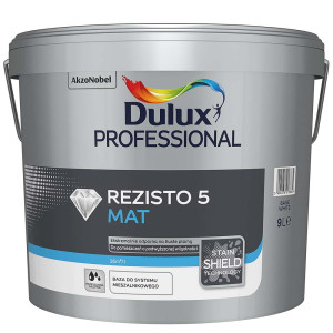 Dulux Professional Rezisto 5 Mat Baza White 9l