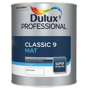 Dulux Professional Classic 9 Mat Baza White 0,9l