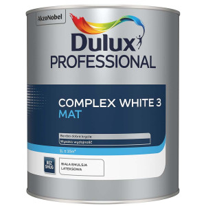 Dulux Professional Complex White 3 Mat 1l