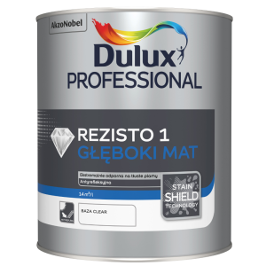 Dulux Professional Rezisto 1 Głęboki Mat Baza Clear 0,84l