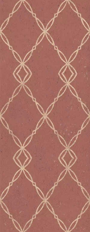 La Platera Goldstone Burgundy Chain 35×90 [mat]