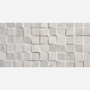 Porcelanosa Rodano Mosaico Acero 33,3x100 matowa rektyfikowana reliefowa
