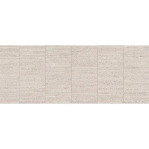 Porcelanosa Berna Stripe Caliza 45x120 matowa rektyfikowana z reliefem
