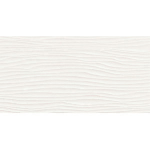 Porcelanosa Newport Hawi White 33,3x100 matowa rektyfikowana z reliefem