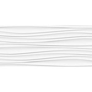 Porcelanosa OXO Line Blanco 33,3x100 matowa rektyfikowana z reliefem