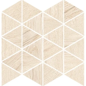 Płytka gresowa Museum GROW Maple Triangle 29x29 cm brązowa mozaika