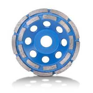 Talerz do szlifowania betonu 2-rzędowy ø 125mm RUBI 5918