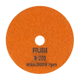 Nakładka polerska na sucho Ø 100mm - gradacja #200 RUBI 62972