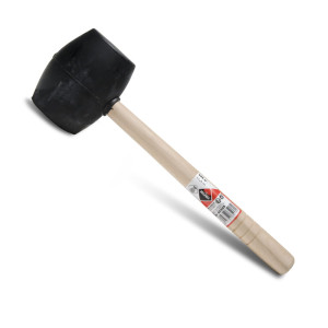Młotek gumowy czarny 500g RUBI 65905