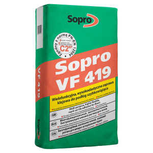 Klej cementowy VF 419 25kg 419 SOPRO