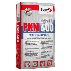 Klej cementowy FKM® Silver 600 25kg 600 SOPRO