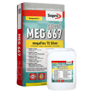 Klej cementowy MEG 667 megaFlex 25kg 667 SOPRO Składnik A