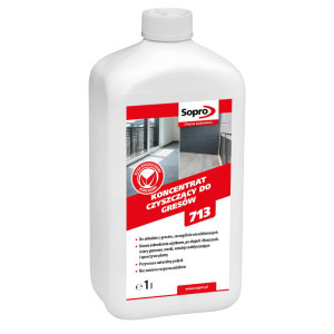 Koncentrat czyszczący do gresów 1l 713 SOPRO