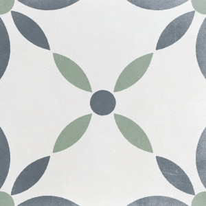 Harmony Havana White Flower 22,3x22,3 [mat]