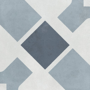 Harmony Havana White Cross 22,3x22,3 [mat]