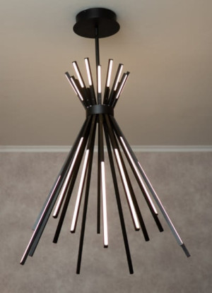 Maxlight Tipi P0353 Lampa Wisząca Czarna