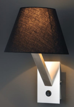 Maxlight Orlando Kinkiet Czarny Satyna 5103W/BLNM