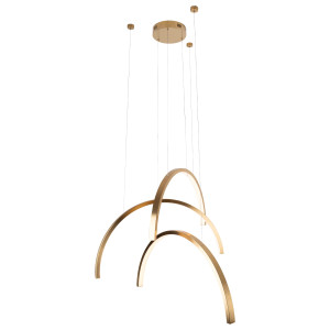 Maxlight P0509 Lampa Wisząca Trio Arc Brushed Gold