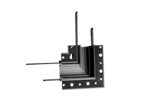 Maxlight Magnetic MT0008 Kątownik 90° czarny Montaż na sufit lub ścianę Do szyn MT0006, MT0007