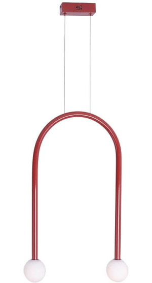 Maxlight P0523 Lampa Wisząca Enigma Czerwona