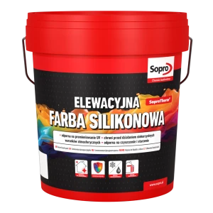 SoproTherm EFS Elewacyjna farba silikonowa Baza T -Do ciemnych kolorów
