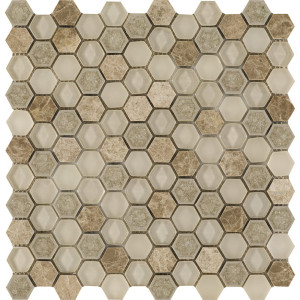 L'antic Colonial Aura Hexagon Creams 29x30 - Mozaika