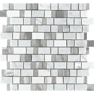 L'antic Colonial Viktorian Stripes White 29,5x29,7x0,8 - Mozaika