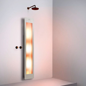 Sunshower One/L - panel grzewczy na podczerwień pod prysznic | montaż podtynkowy, natynkowy