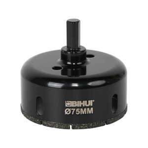 BIHUI Otwornica Diamentowa Do Wiercenia Na Mokro 75mm