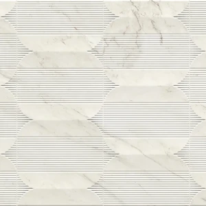 Porcelanosa Glem Deco Glem White 59,6x150 rektyfikowana reliefowa