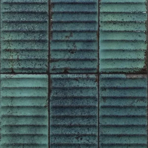 Porcelanosa Vetri Deco Vetri Blu L 33,3x59,2 błyszcząca szkliwiona z reliefem
