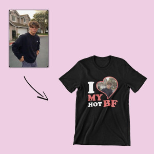 Prezent na rocznicę związku - Koszulka Hot BF - XL