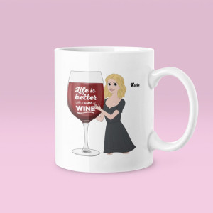 Kubek I'm my own valentine – Personalizowana - Biały - 330ml