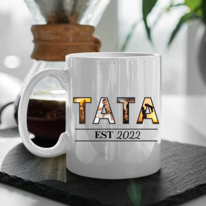 Personalizowany Kubek Tata Rocznik - prezent na dzień Ojca